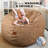 CordaRoy's Faux Fur Convertible Bean Bag Chair-87284162-87325622