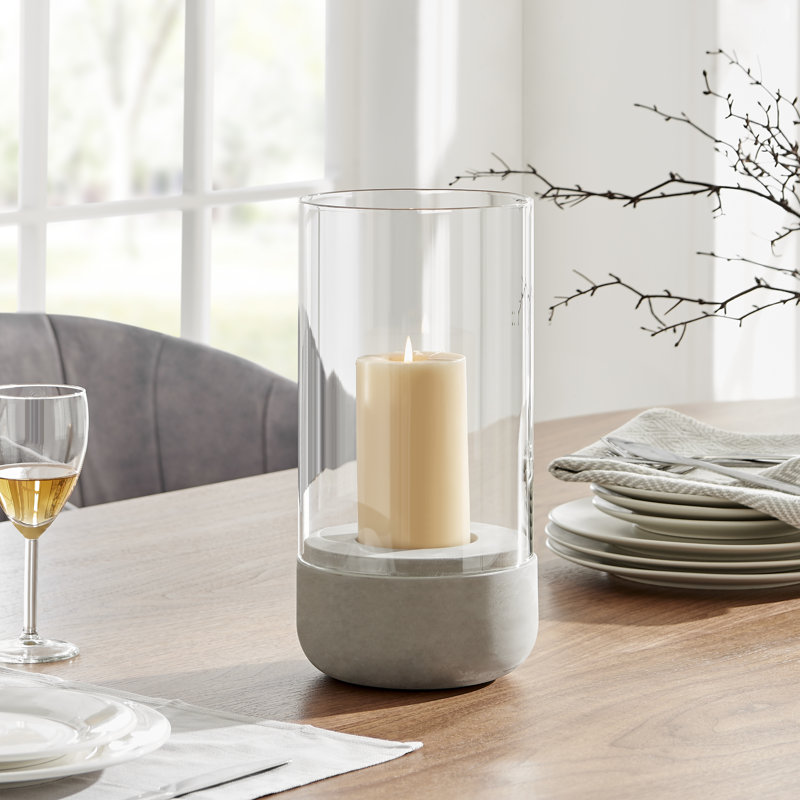 Gelston Tabletop Centerpiece Candle Holder, 12.5" H x 6.5" W x 6.5" D