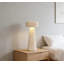 Lampe de chevet en pierre de luxe travertin