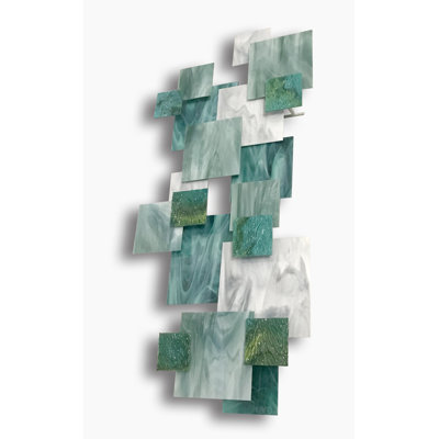 Coral Handmade Glass Wall Decor