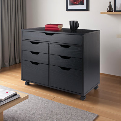 Armoire mobile à 5 tiroirs Sutton, H 26,12 po x l 32,12 po x P 15,87 po
