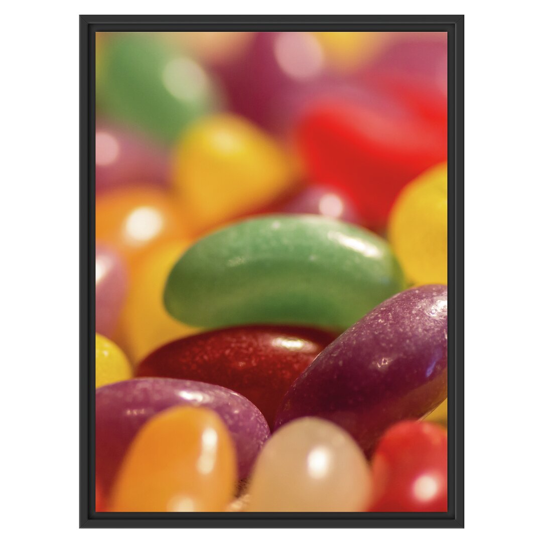 Gerahmtes Wandbild Süßigkeiten- Jelly Belly Beans