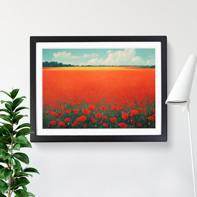 Entrancing Poppies Flowers - Single Picture Frame Print