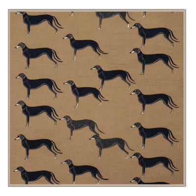 Washable Italian Greyhound Dogs Area Rug