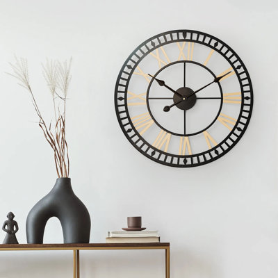 Byrle Metal Wall Clock