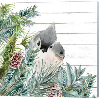 Winter Birds 4 by Kimberly Allen - Wrapped Canvas Print