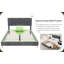 Upholstered Bed With Tufted Headboard-291249915-291249917