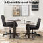 Chaise de bureau sans accoudoirs à roulettes Ebern Designs-1597842266