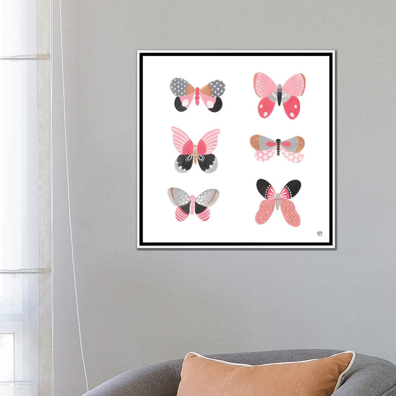 Animals, White Framed Canvas, 26" H x 26" W x 1.5" D