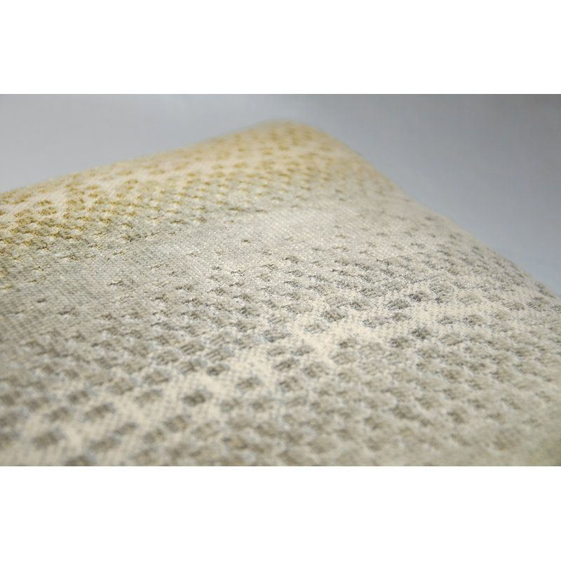 Staccato Square Woven Jacquard Pillow, Agave, 22"H x 22"W, Square