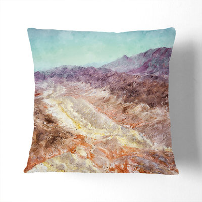 Nevada Desert Square Throw Cushion