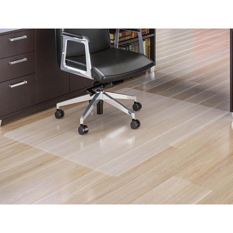 36x42 Glass Heavy Duty Chair Mat For Hard Floors & Carpets Rectangular  Clear - Floortex : Target
