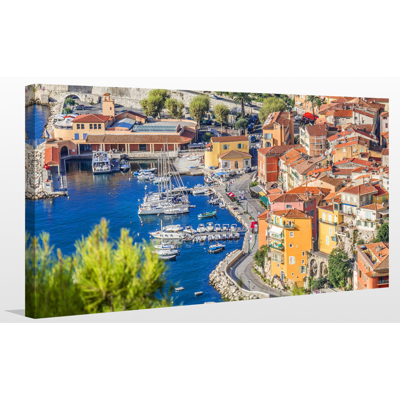«French Riviera», reproduction de photo sur toile tendue, H 24 po x l 40 po x P 1 po