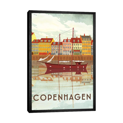 Denmark-Copenhagen Port by Missy Ames - Print on Canvas