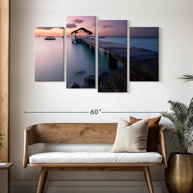 Gillard, promenade magique au lever du soleil, H 32 po x l 52 po