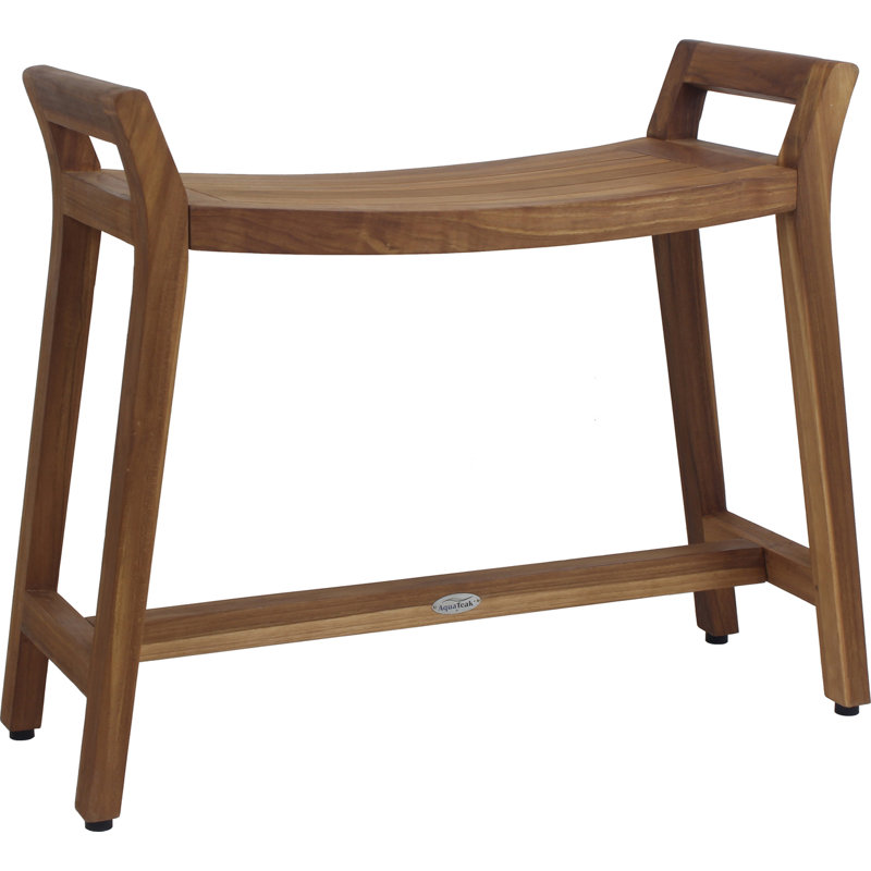 Asia Ascend 32" W Teak Shower Bench