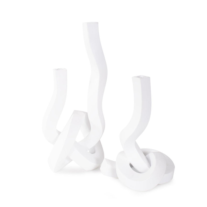 Montauk Abstract Double Candle Holder/Vase