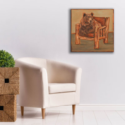'Lodge Friends 2' by Ethan Harper Canvas Wall Art