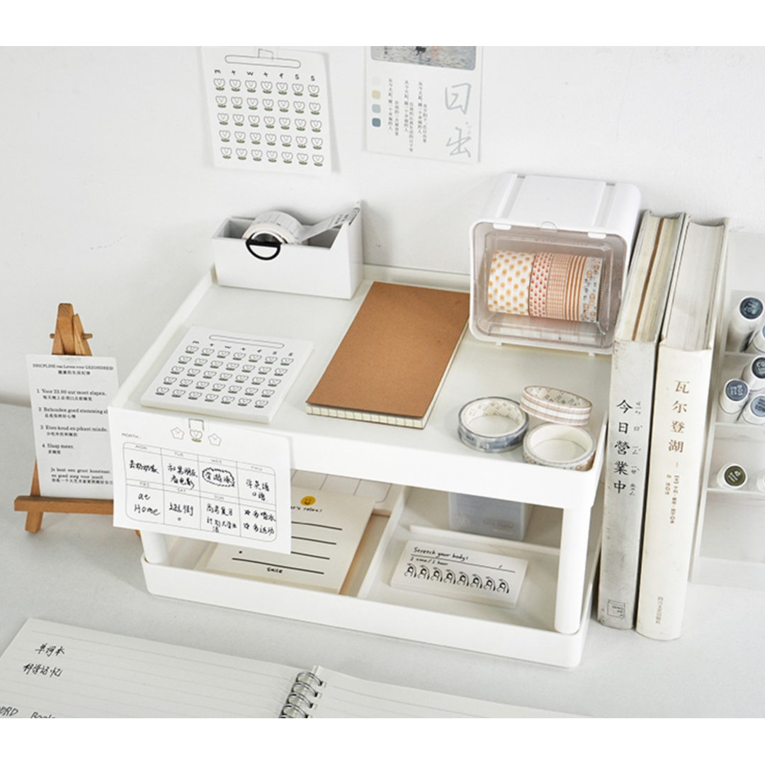 Double Tier Desktop Shelf