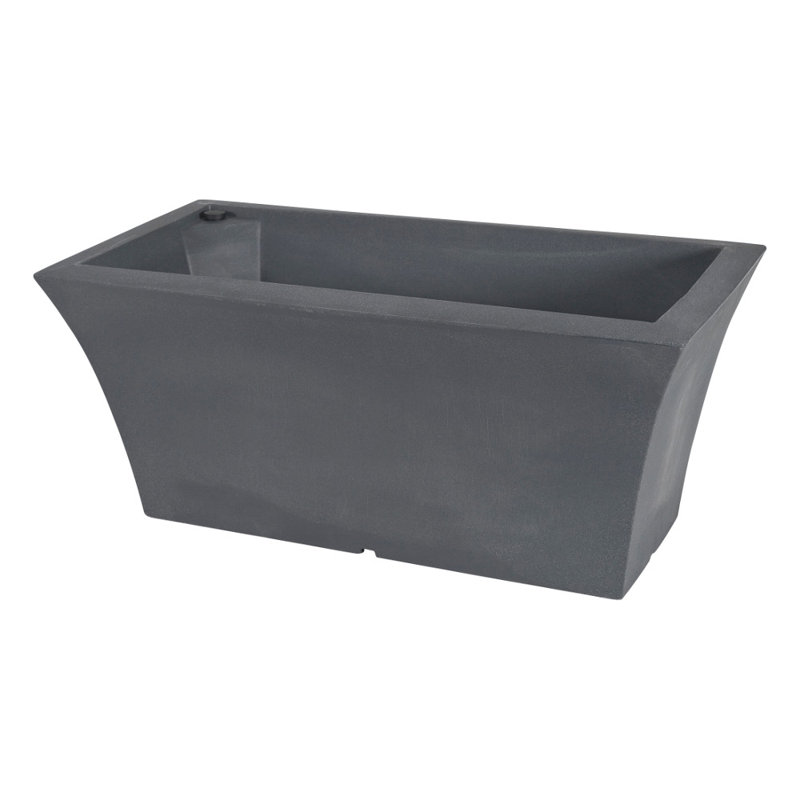 Mulhern Planter Box, 34cm H x 41cm W x 80cm D, Anthracite