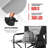 Black Frame Directors Camping Chair With Side Table