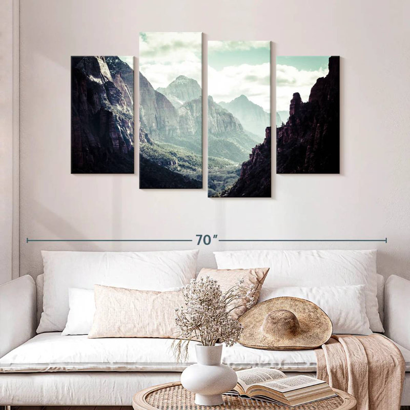 Alvord Zion Mountain Scenery, 32'' H x 52'' W