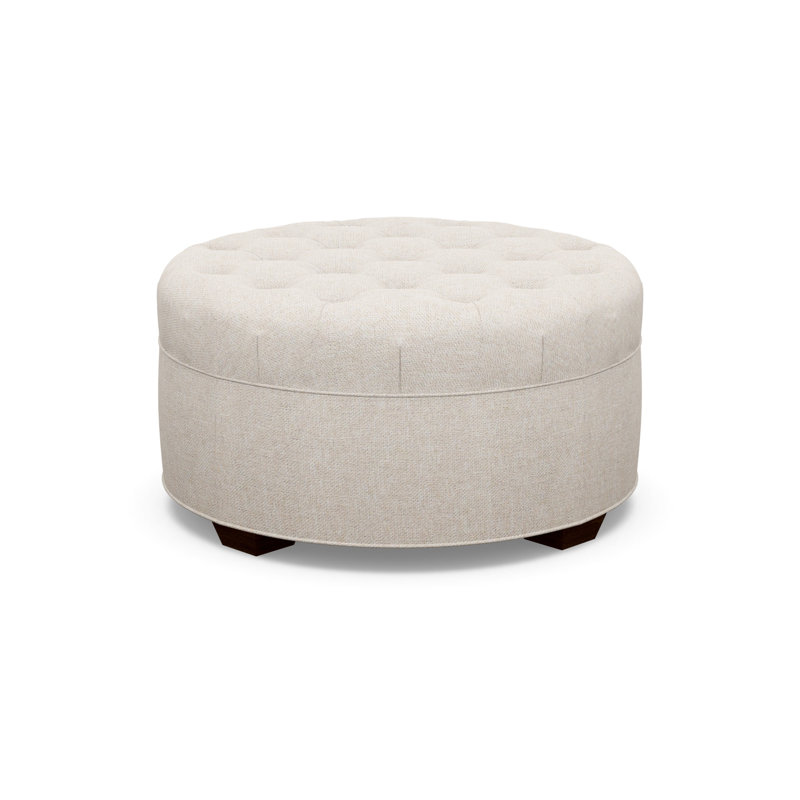 Round Ottoman, Walnut, 3906-73