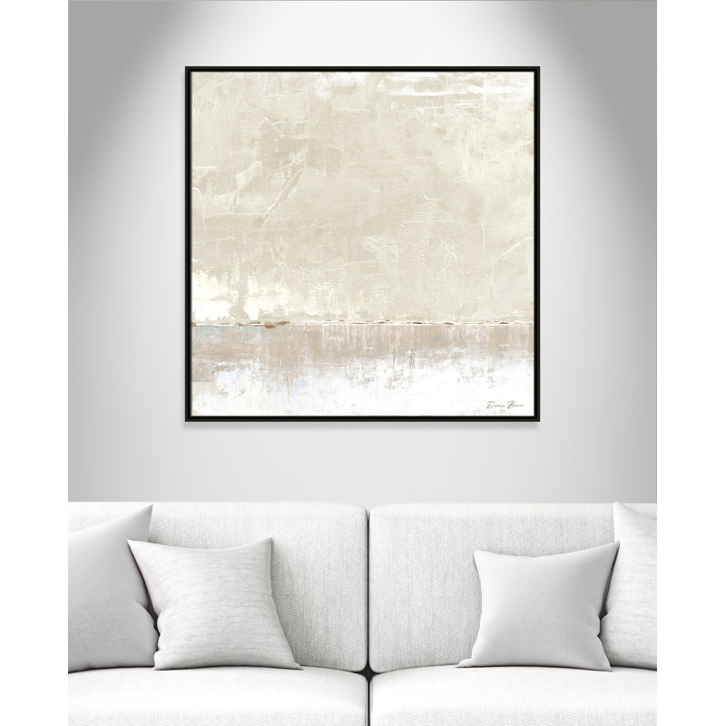 Delevan Better Days - reproduction de cadre flottant sur toile, H 37,5 po x l 37,5 po, Noir