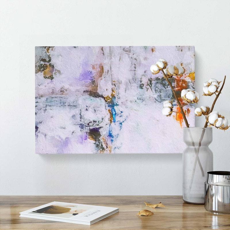 Abstract Art Painting Vol.238 - Wrapped Canvas Painting, 35cm H x 50cm W x 3cm D