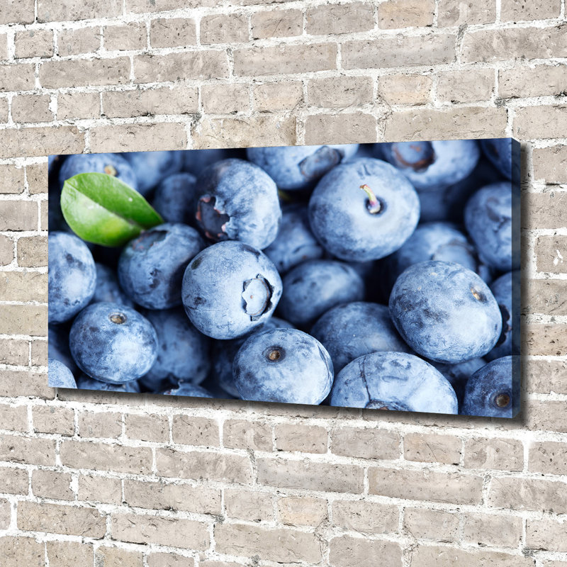 Blueberries - No Frame Print on Canvas
