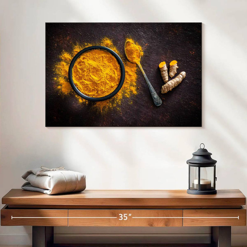 Turmeric Powder Bowl, 16" H x 24" W