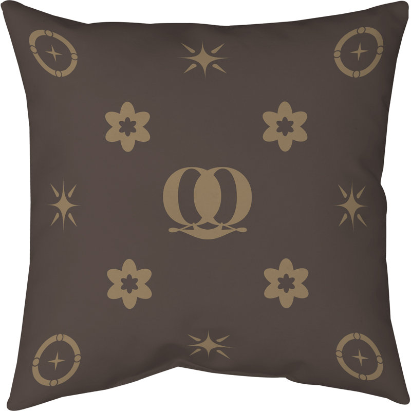 Oreiller en poly sergé personnalisable 2 caractères de luxe Q Khieu Luxury, Oui
