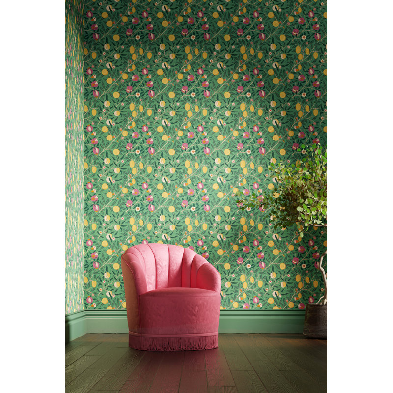Fruit Wallpaper, Tangled Green