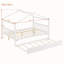 Lit simple en bois avec lit gigogne simple, blanc-918694695-918694697