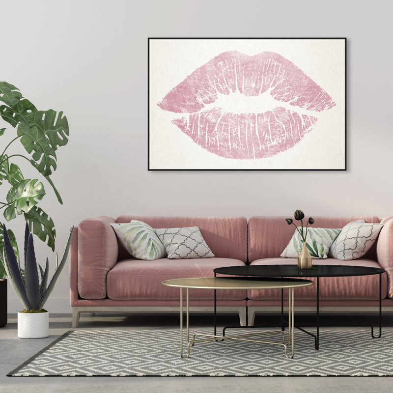 Modern & Contemporary, 20" H x 30" W, Black Framed