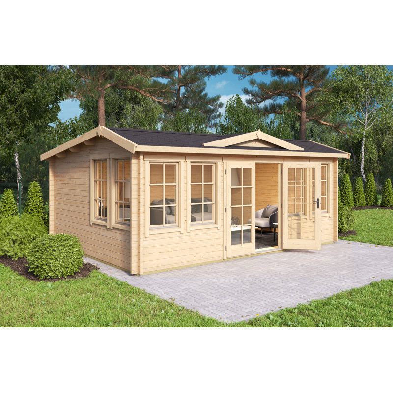 Lasita Balmoral Premium Log Cabin With Tempered Double Glazing (44mm)
