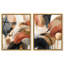 Ensemble d'art mural de salon terrestres par balayage Diptyque par Art Remedy, cadre argenté, 30 x 36-135435526-135435534