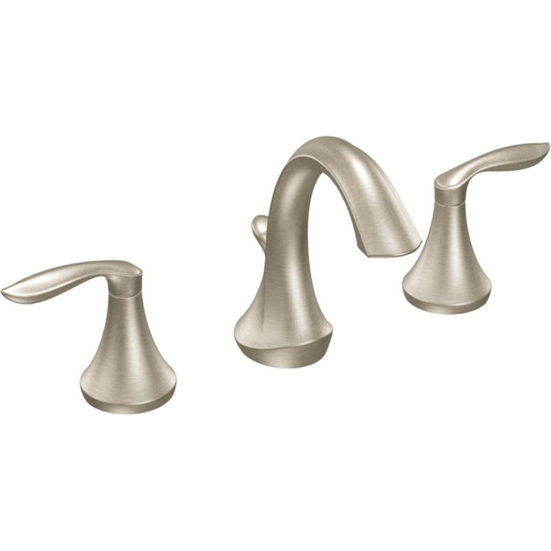 Moen Eva Widespread Bathroom Faucet Trim Kit, Valve Required, Brushed Nickel