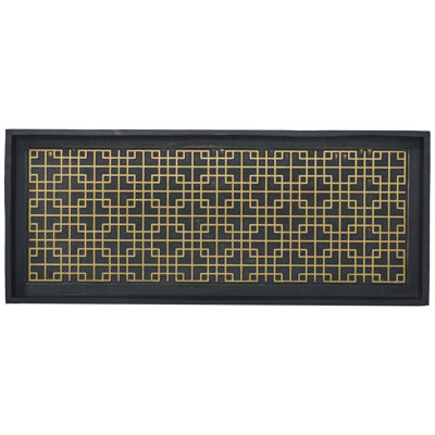 Logan Arrow 34in x 14in Non-Slip Outdoor Rubber Boot Tray