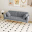 Fauteuil en velours de 68,3 po de large Aanik-894690207
