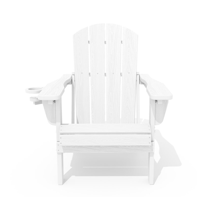 Chaise Adirondack HDPE, Blanc