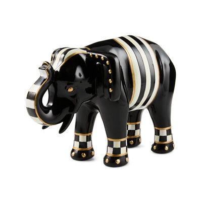 Courtly Check Elephant Figurine