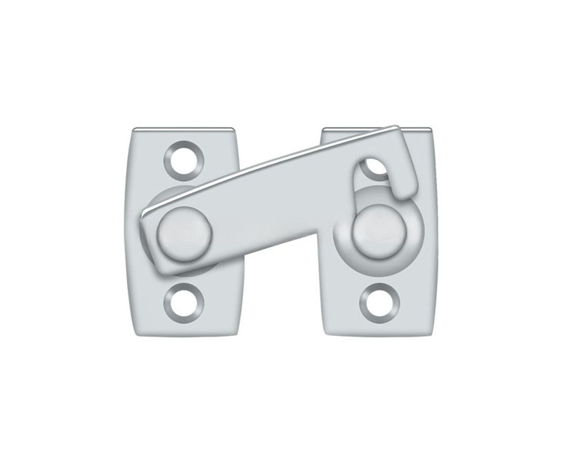 Brass Latch/Catch/Bolt, Bright Chrome