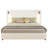 Upholstered Bed Frame with Reading Lamp and USB port-524668702