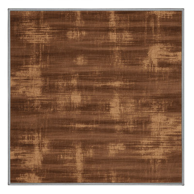 Machine Washable Abstract Brown Area Rug