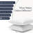 Delara 18" x 18" Lumbar Pillow Inserts – Set of 2, Organic Cotton, Recycled Down-Alternative Fill-115811609