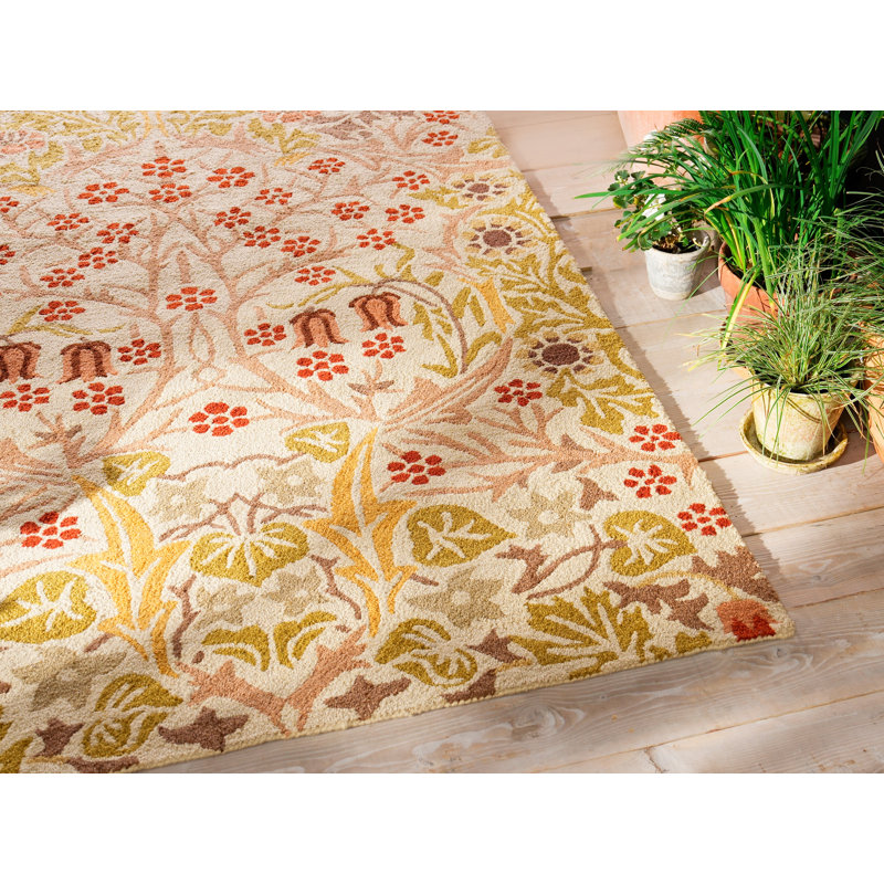 Blackthorn Hand Tufted Floral Area Rug, Rectangle 8'2" x 11'6"