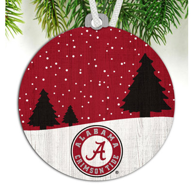 3.75'' Wood Holiday Shaped Ornament