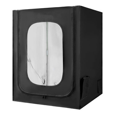 Boîtier pour imprimante 3D, grande tente pour imprimante 3D en tissu Oxford imperméable à l'eau, boîtier de protection à température constante avec éclairage DEL, compatible avec les modèles populaires Creality / ELEGOO / Anycubic