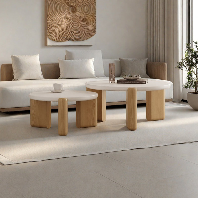 Table basse de style crème